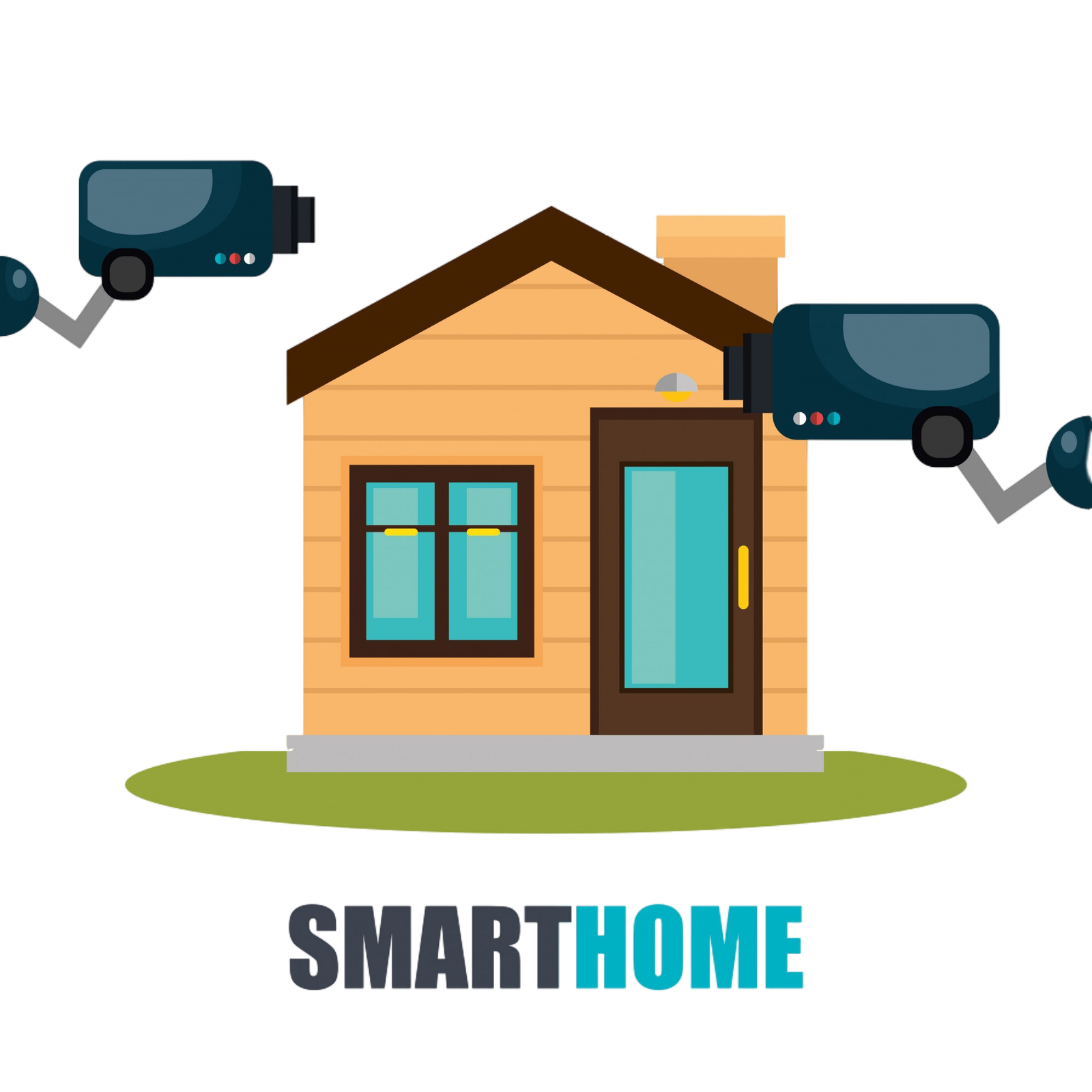 smart home technology with cctv camera